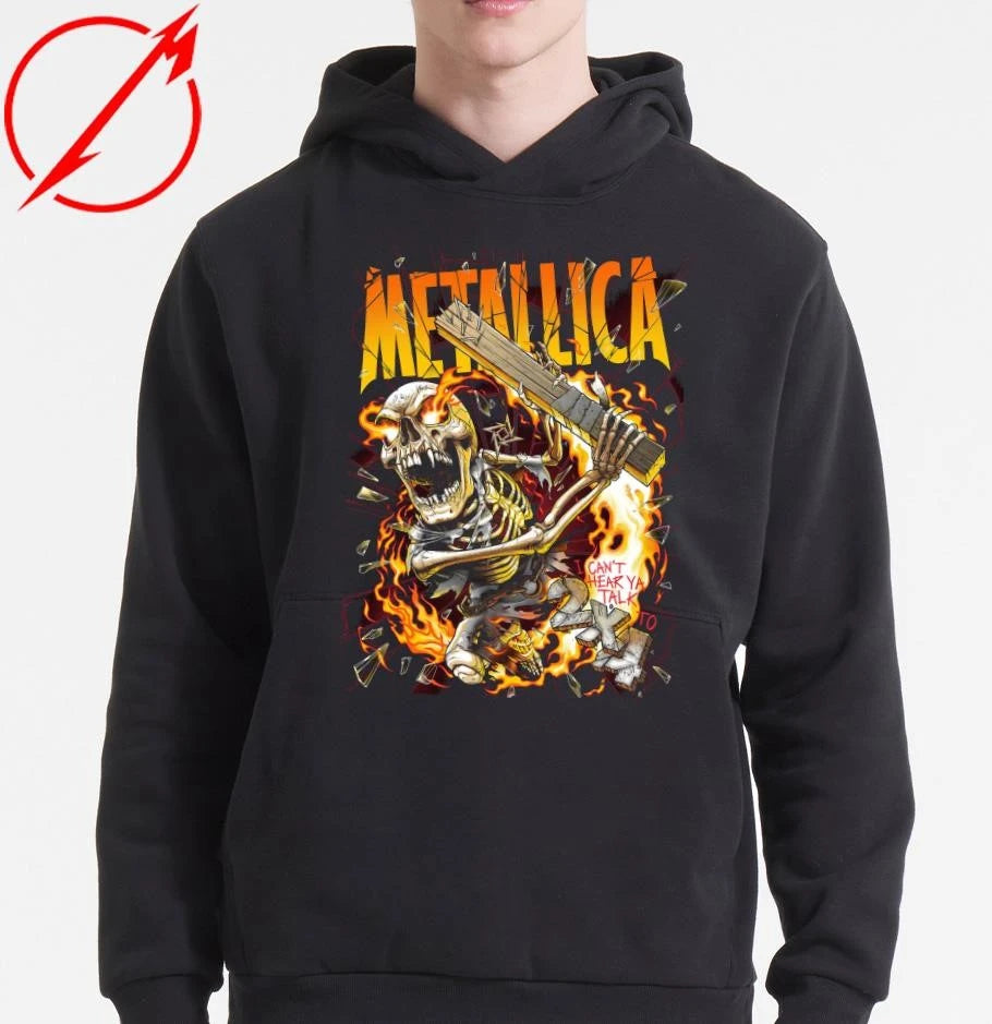 Official Metallica I Can’t Hear Ya Talk To 2X4 The Load Poster Series Andrew Cremeans T-Shirt