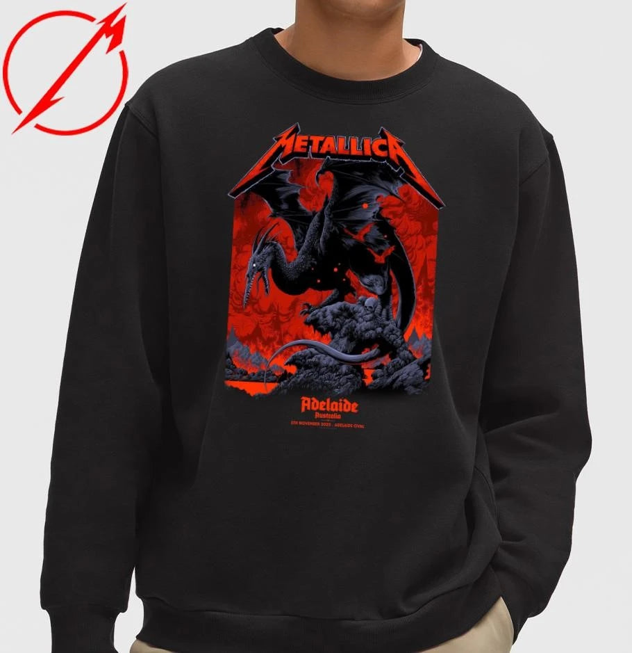 Official Metallica M72 Adelaide Australia November 5, 2025 Pop-Up Shop Official T-Shirt