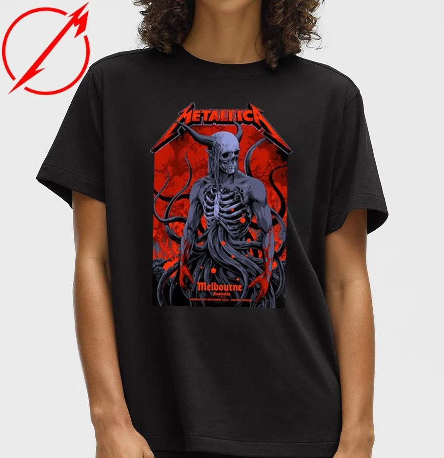 Official Metallica M72 Melbourne Australia Pop-up shop T-Shirt