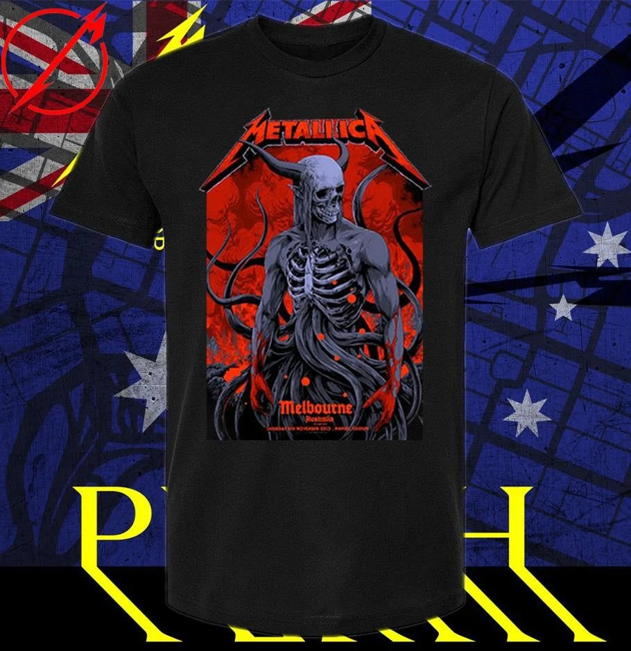 Official Metallica M72 Melbourne Official T-Shirt