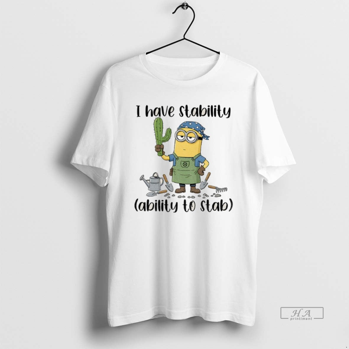 Official Minion I Have Stability Ability To Stab T-Shirts, Hoodie, Sweatshirt | HypeCrazeTee.com