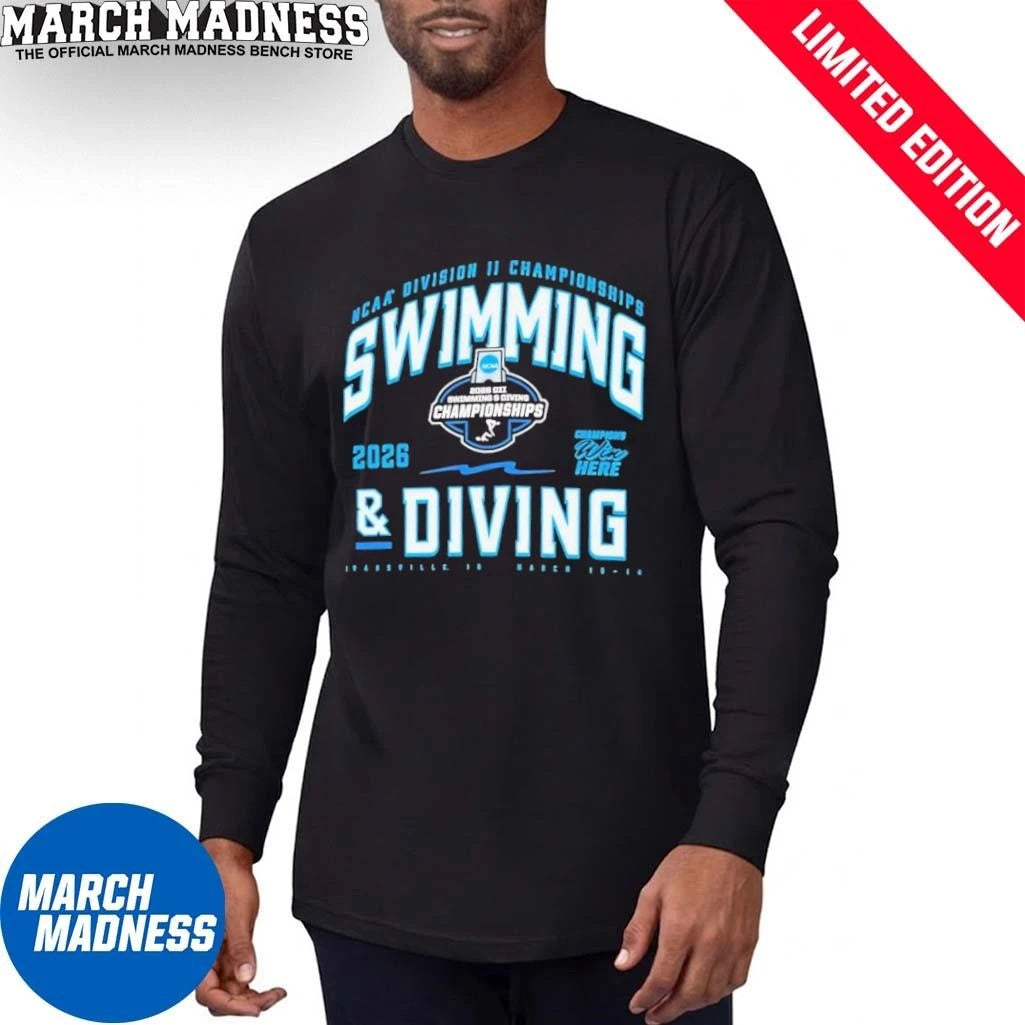 Official NCAA DII Swimming &amp; Diving Championships 2026 Final Shirt