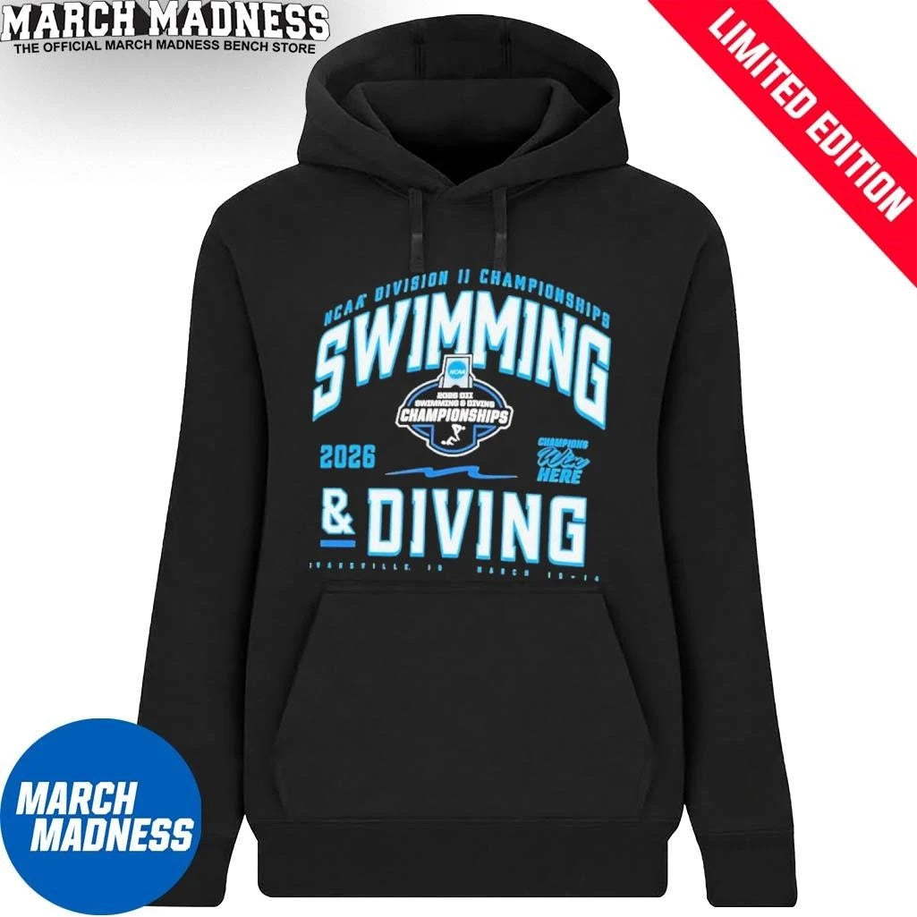 Official NCAA DII Swimming &amp; Diving Championships 2026 Final Shirt