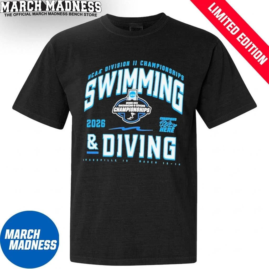 Official NCAA DII Swimming &amp; Diving Championships 2026 Final Shirt