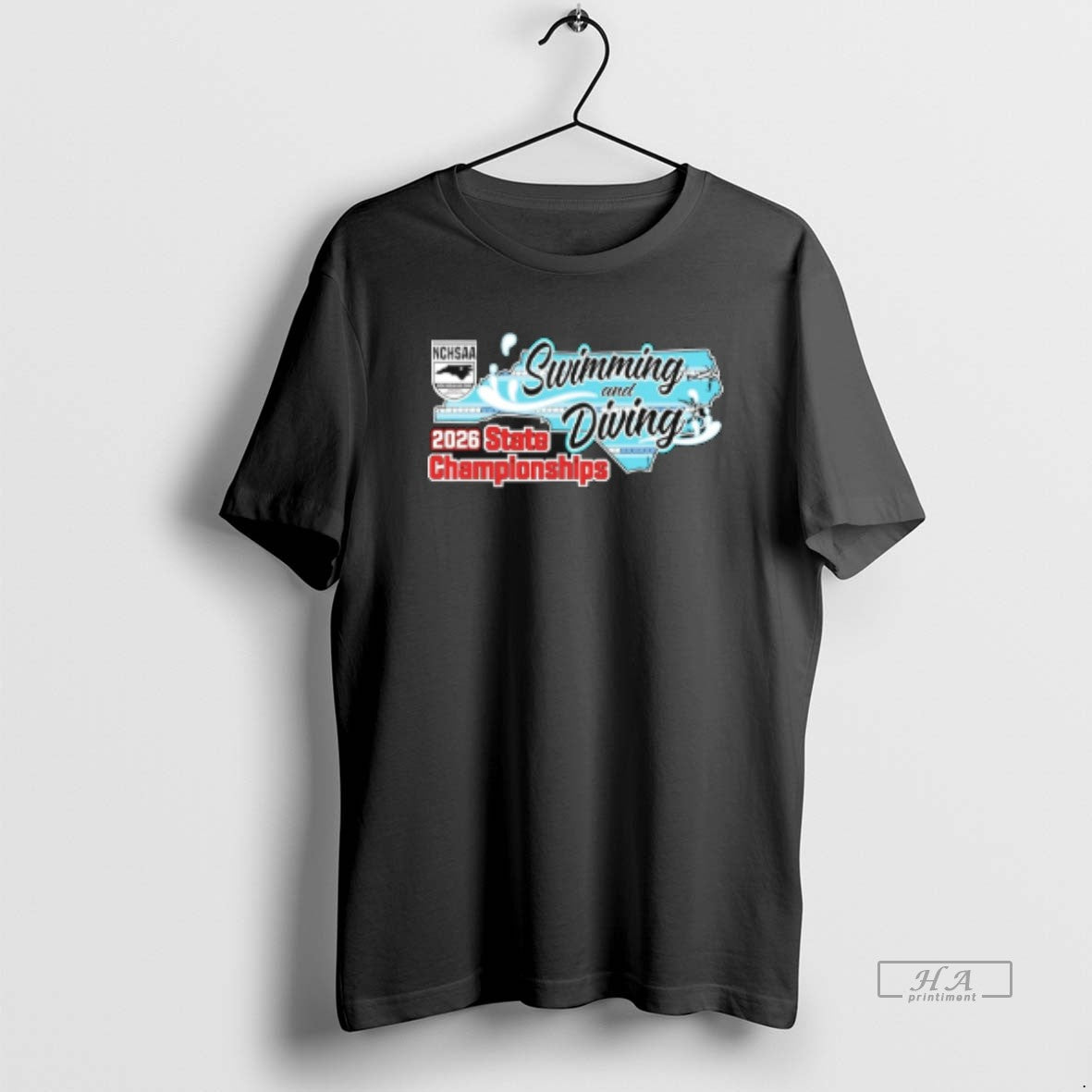Official Nchsaa Swimming And Diving State Championships 2026 Logo T-Shirts, Hoodie, Sweatshirt | HypeCrazeTee.com
