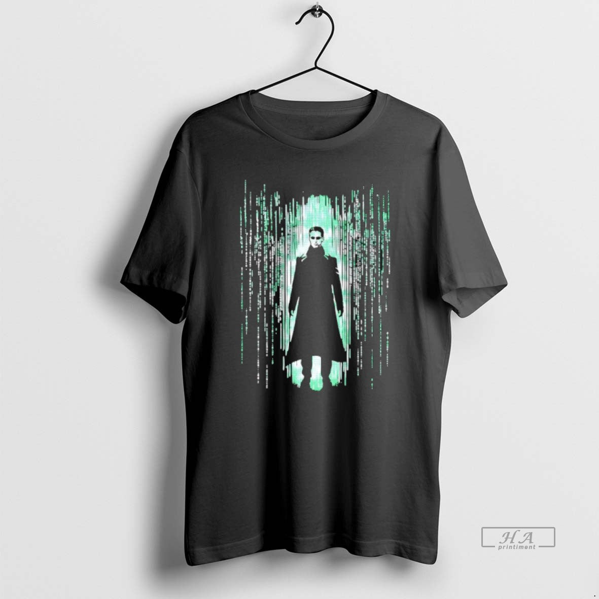 Official Neo The Matrix Coded Rain Shirtneo The Matrix Code Rain Retro T-Shirts, Hoodie, Sweatshirt | HypeCrazeTee.com