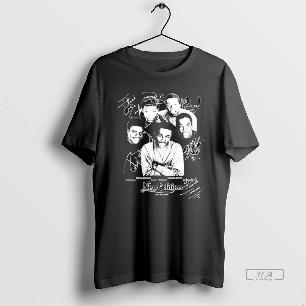 Official New Edition Mca Records Rb Hip Hop Signatures T-Shirts, Hoodie, Sweatshirt | HypeCrazeTee.com