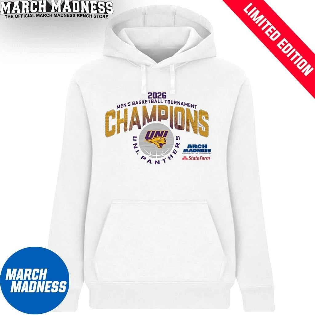 Official Northern Iowa Panthers MVC Men’s Basketball Tournament Champions T-Shirt