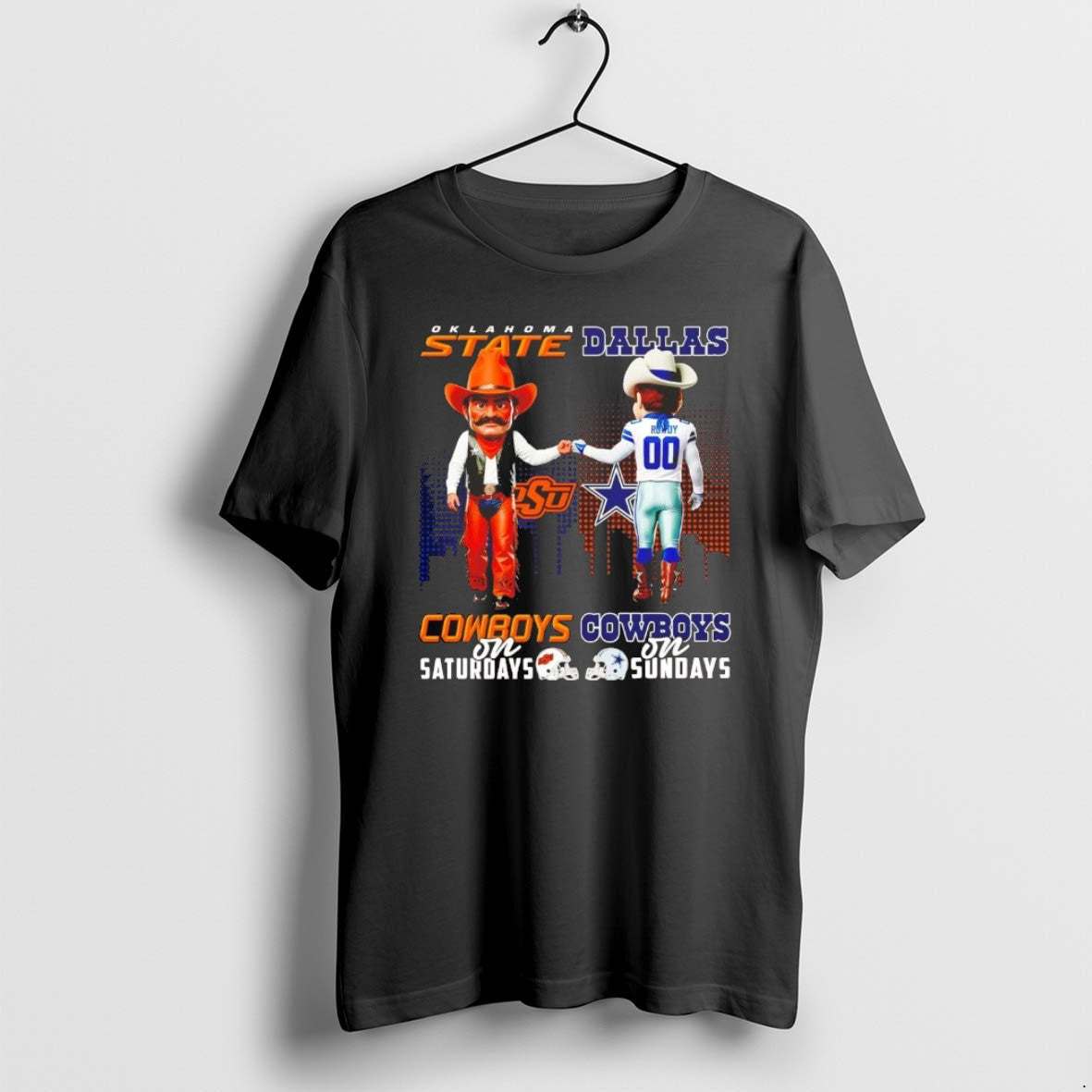 Official Osu Cowboys On Saturdays Dallas Cowboys On Sundays Mascot Chriast T-Shirts, Hoodie, Sweatshirt | HypeCrazeTee.com