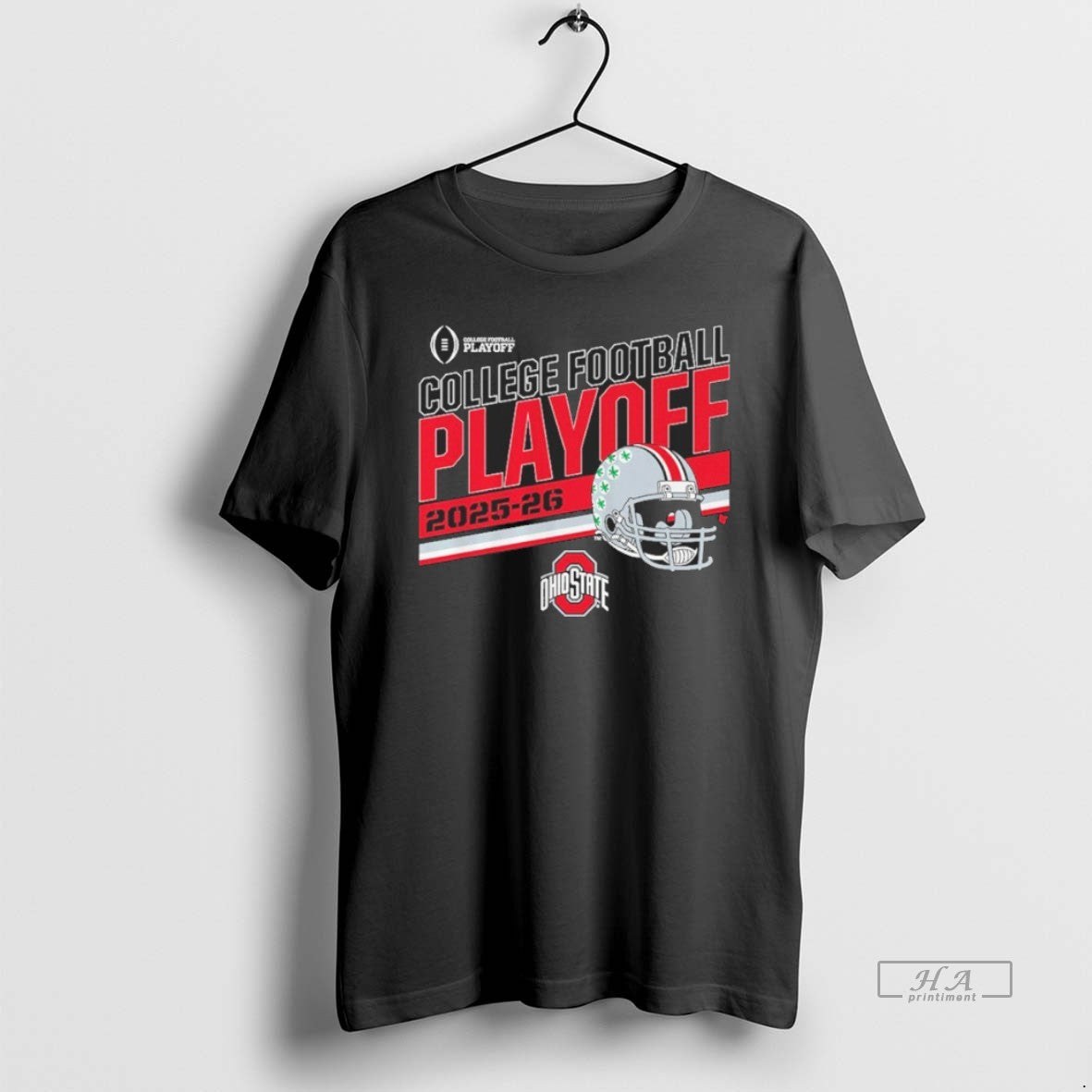 Official Ohio State Football 2025 Cfp Stripe T-Shirts, Hoodie, Sweatshirt | HypeCrazeTee.com