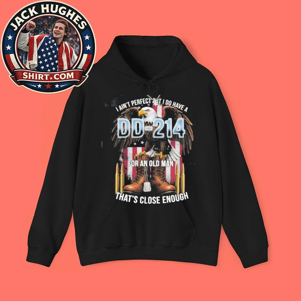 Official Old Man Dd 214 Military Discharge Veteran Eagle Shirt