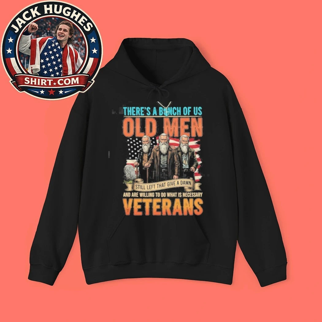 Official Old Men Veterans Still Give A Damn American Flag Shirt