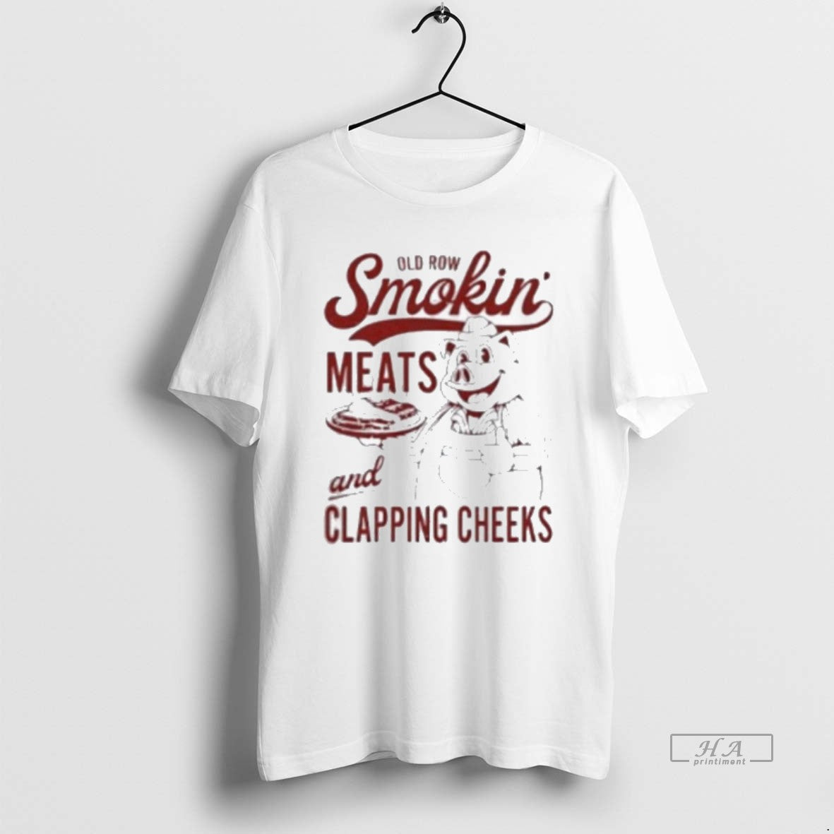Official Old Row Smokin Meats And Clapping Cheeks T-Shirts, Hoodie, Sweatshirt | HypeCrazeTee.com