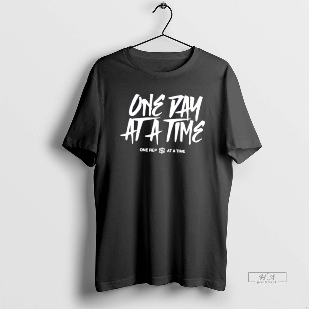 Official One Day At A Time One Rep At A Time Tee Hoodie, Sweatshirt | HypeCrazeTee.com