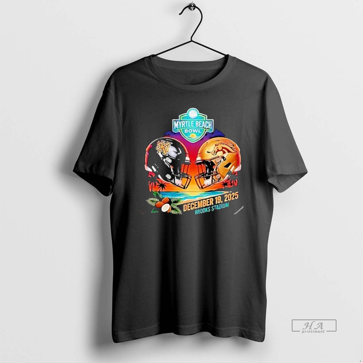 Official Owls Vs Broncos 2025 Myrtle Beach Bowl Helmets Christmas T-Shirts, Hoodie, Sweatshirt | HypeCrazeTee.com