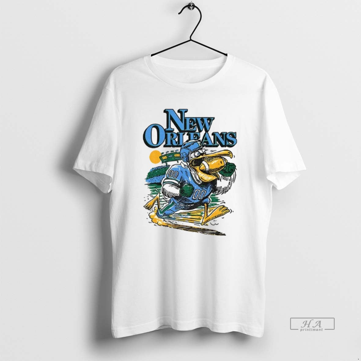 Official Pelican New Orleans Tulane Green Wave Football Art Vintage T-Shirts, Hoodie, Sweatshirt | HypeCrazeTee.com