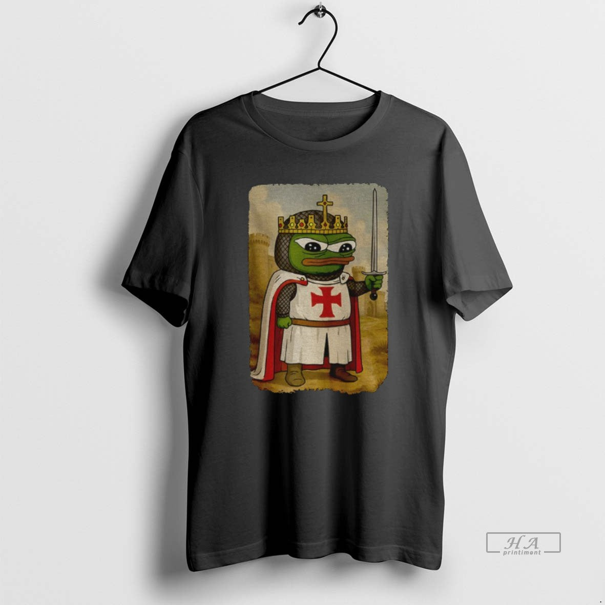 Official Pepe The Frog Apu Apustaja Templar Knight T-Shirts, Hoodie, Sweatshirt | HypeCrazeTee.com