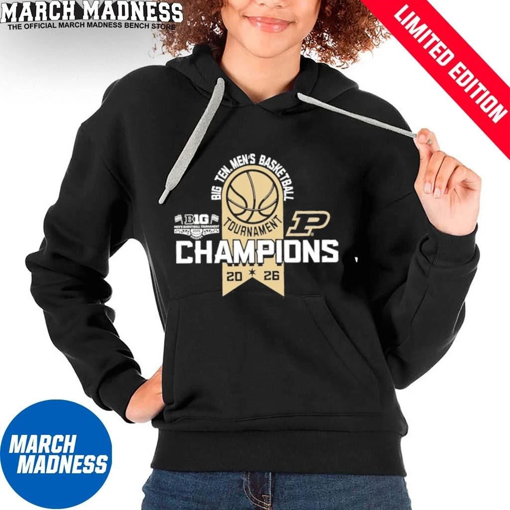 Official Purdue Boilermakers Big Ten Tourney Champs Official T-Shirt