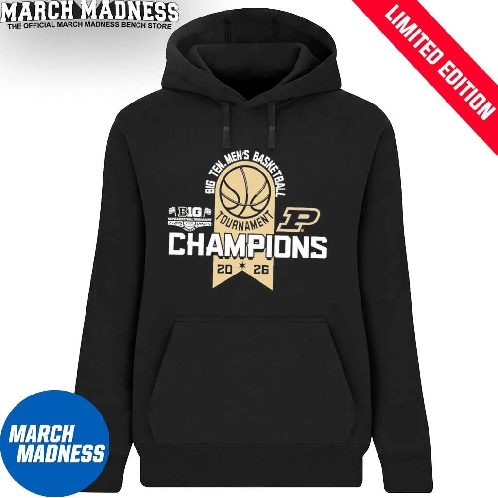 Official Purdue Boilermakers Big Ten Tourney Champs Official T-Shirt