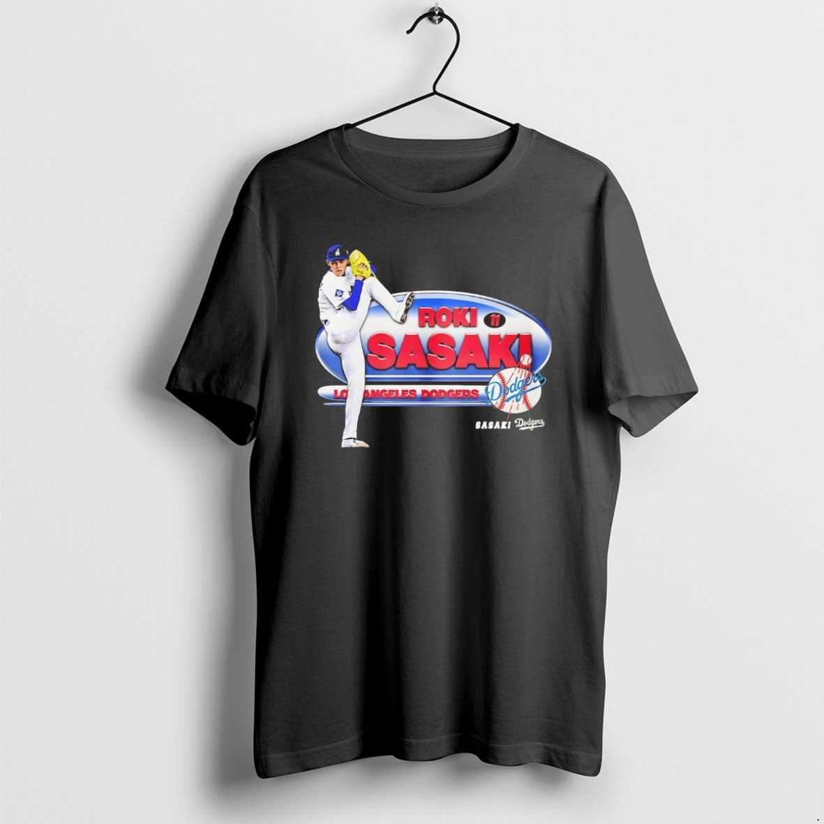 Official Roki Sasaki Starting Pitcher Los Angeles Dodgers Chriast T-Shirts, Hoodie, Sweatshirt | HypeCrazeTee.com