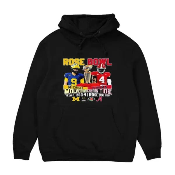Official Rose Bowl Champion T-shirt, Sweatshirt, Michigan Rose Bowl 2024 Sweatshirt, Michigan College Fans Hoodie, Gift...