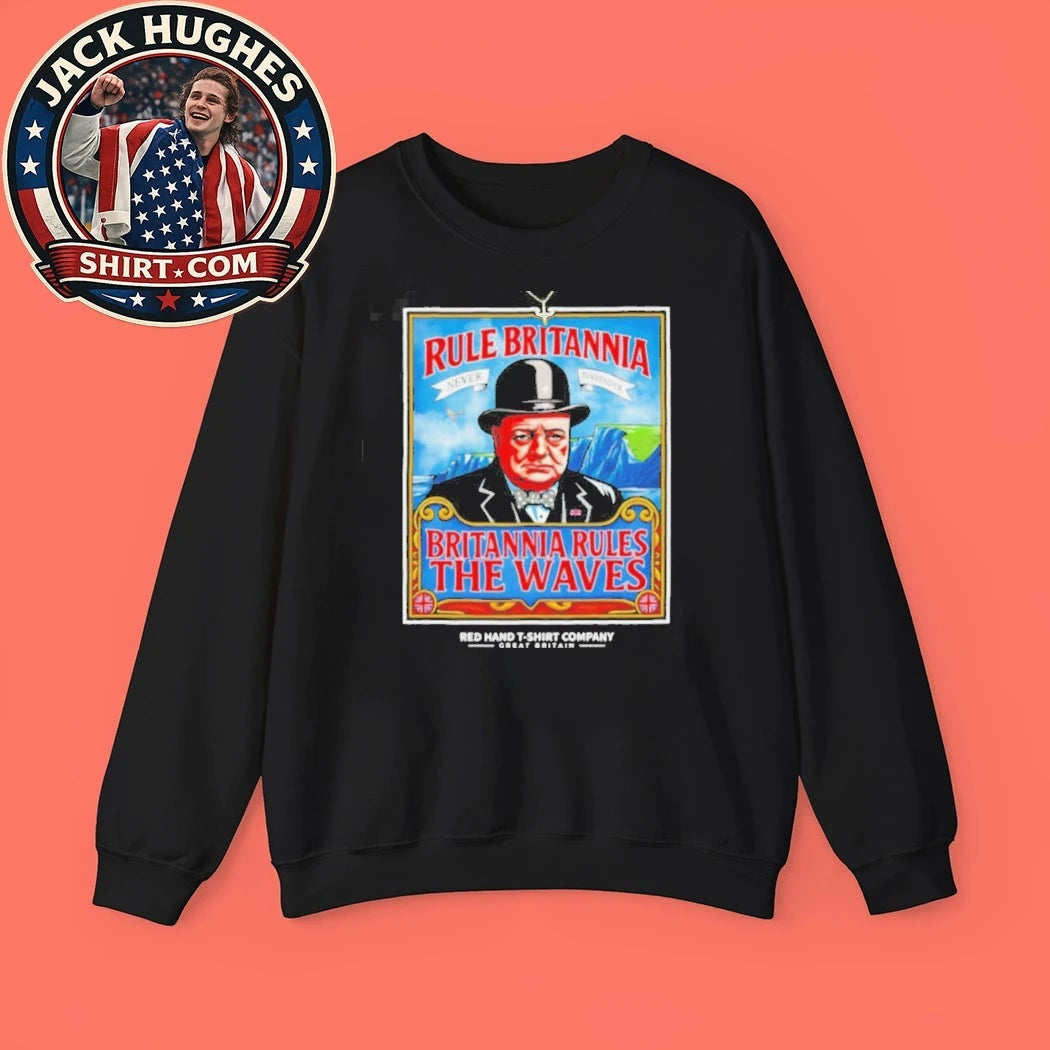 Official Rule Britannia Winston Churchill Never Surrender Great Britain Shirt