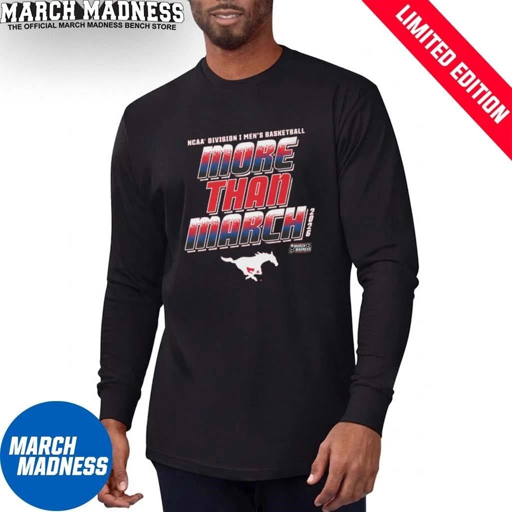 Official SMU Men’s Basketball More Than March 2026 Shirt