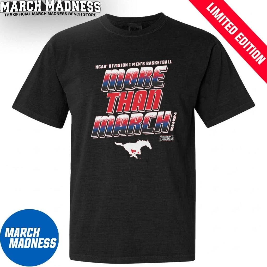 Official SMU Men’s Basketball More Than March 2026 Shirt