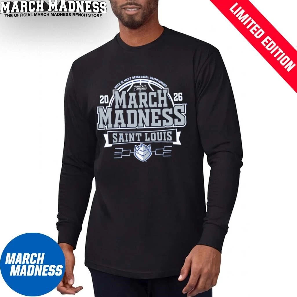 Official Saint Louis Billikens 2026 NCAA Men’s Basketball March Madness Bound Shirt