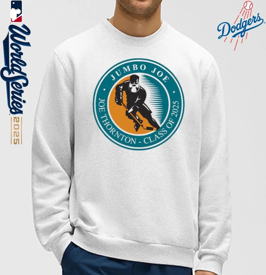 Official San Jose Sharks Jumbo Hall of Fame Class of 2025 Official Logo T-Shirt