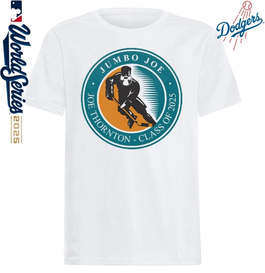 Official San Jose Sharks Jumbo Hall of Fame Class of 2025 T-Shirt
