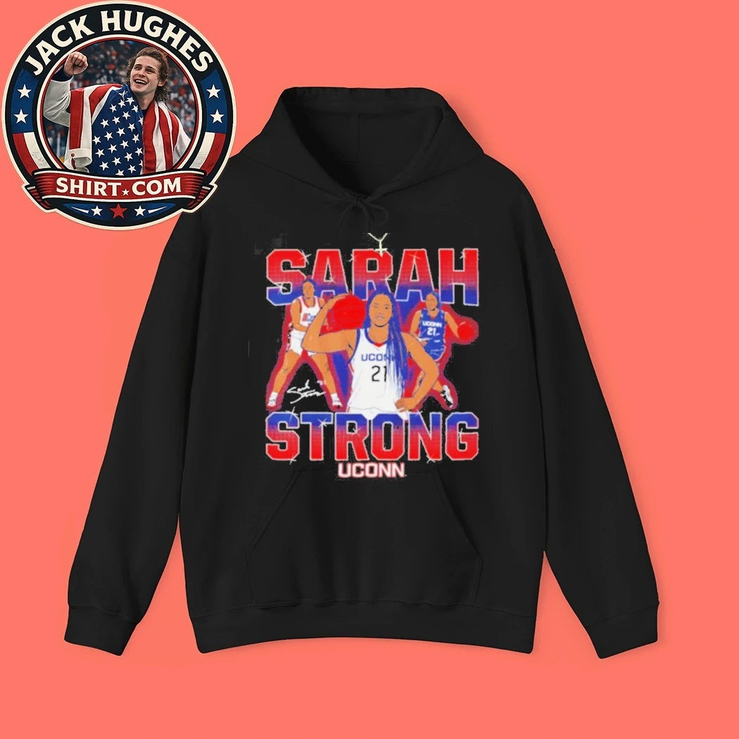 Official Sarah Strong Uconn Huskies Basketball Player Shirt