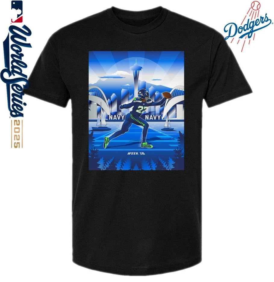 Official Seahawks vs. Cardinals Week 10 2025 Reveal Uniform Combo T-Shirt