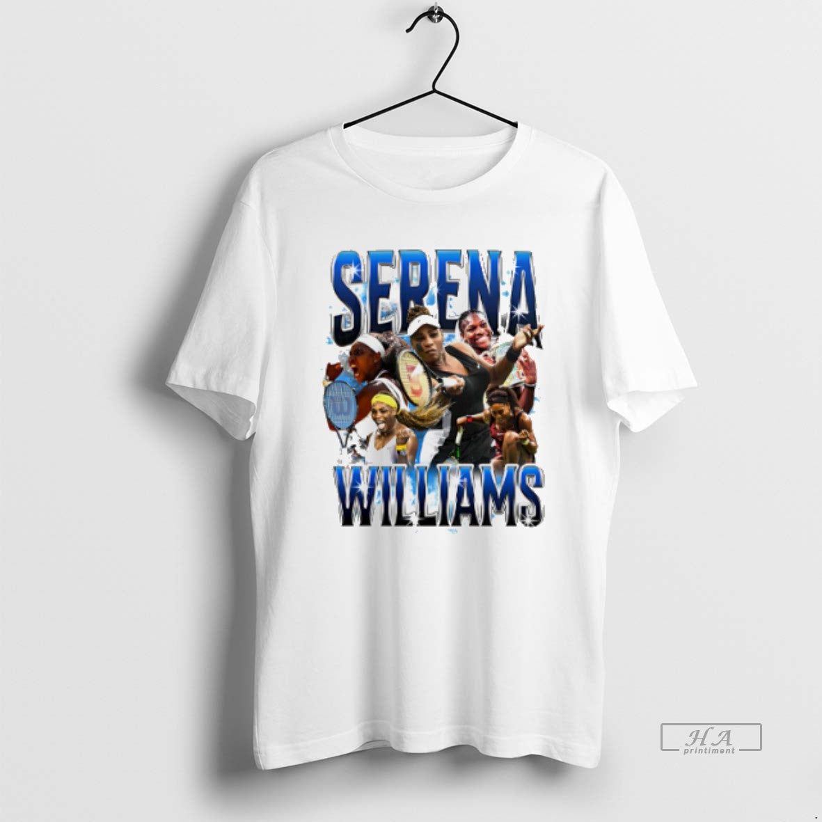 Official Serena Williams Tennis Player Collage Signature T-Shirts, Hoodie, Sweatshirt | HypeCrazeTee.com
