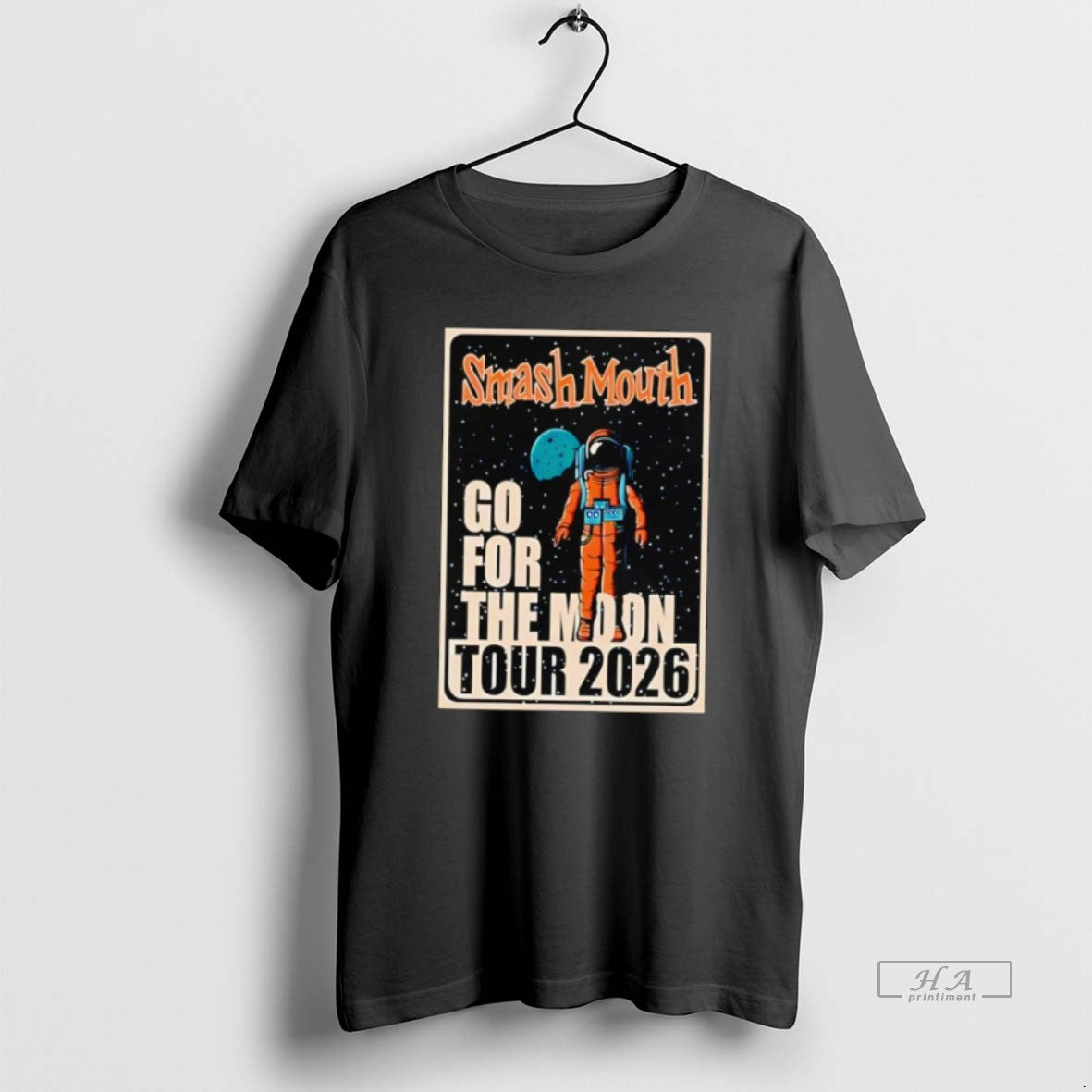 Official Smash Mouth Go For The Moon 2026 Shows Black T-Shirts, Hoodie, Sweatshirt | HypeCrazeTee.com
