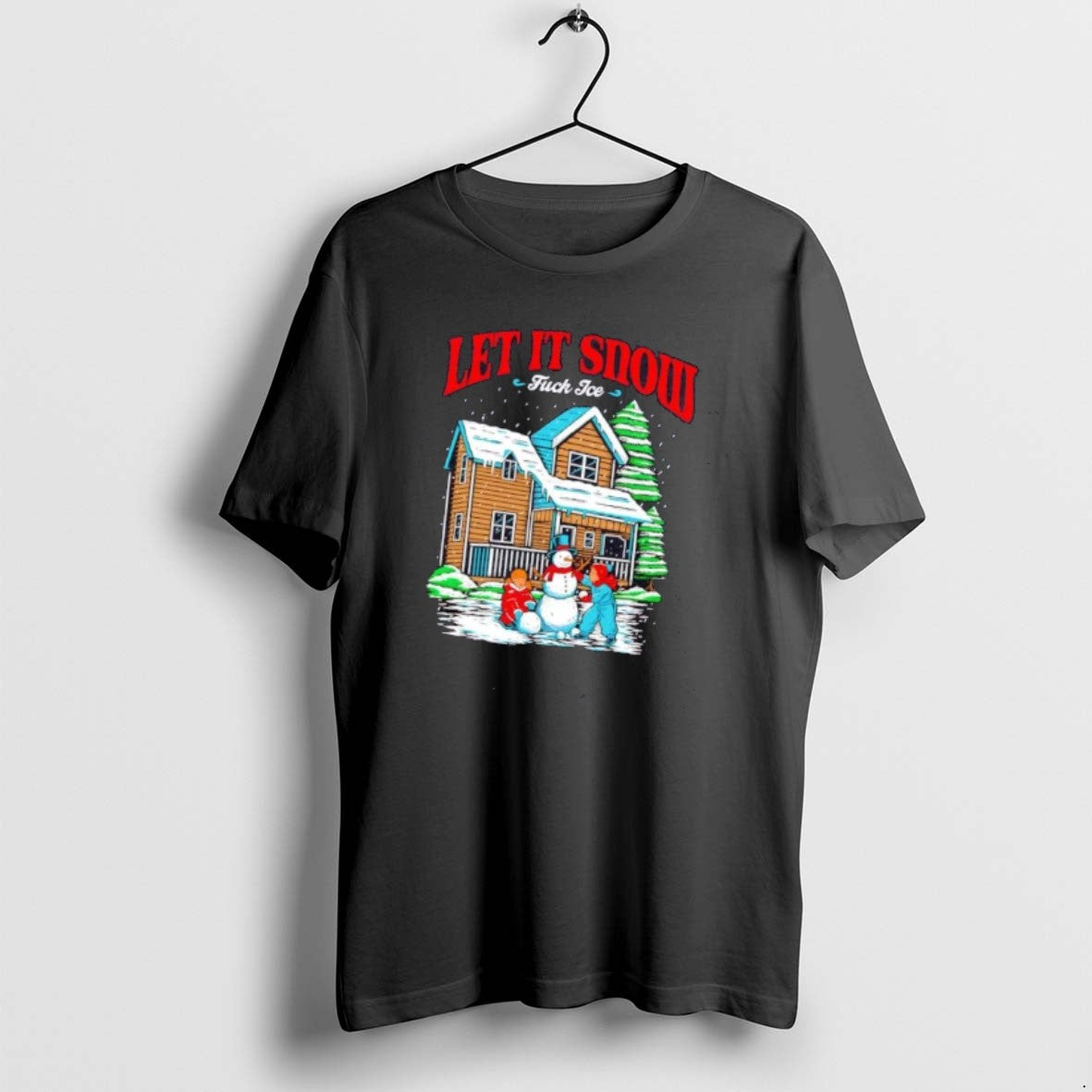 Official Snowman Let It Snow Fuck Ice Christmas T-Shirts, Hoodie, Sweatshirt | HypeCrazeTee.com