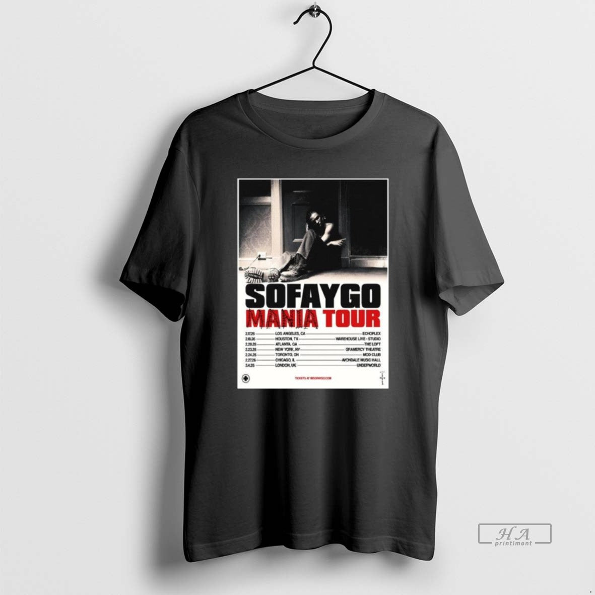 Official Sofaygo Mania Tour 2026 T-Shirts, Hoodie, Sweatshirt | HypeCrazeTee.com