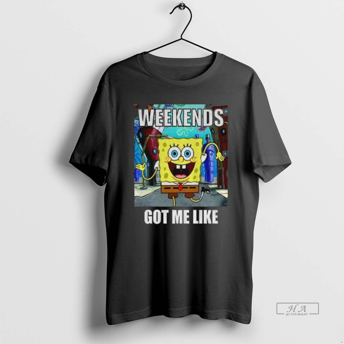 Official Squarepants Weekends Got Me Like T-Shirts, Hoodie, Sweatshirt | HypeCrazeTee.com
