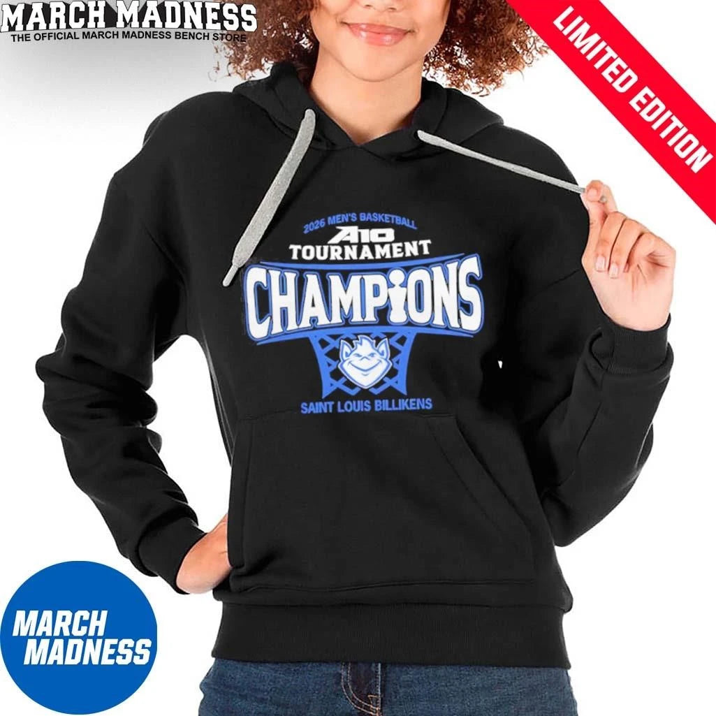 Official St Louis Billikens Atlantic 10 Men’s Basketball Conference Tournament Champions T-Shirt