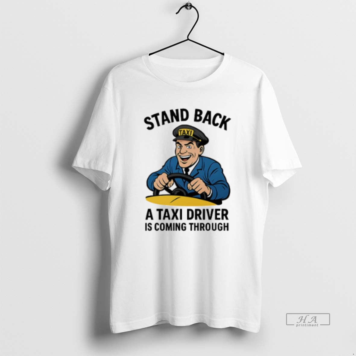 Official Stand Back A Taxi Driver Is Coming Through Cartoon T-Shirts, Hoodie, Sweatshirt | HypeCrazeTee.com