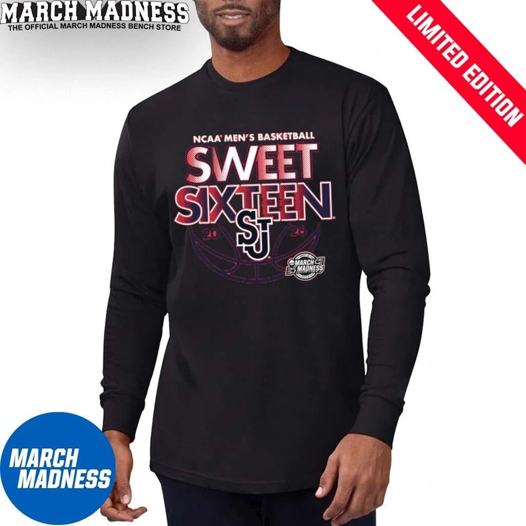 Official Sweet Sixteen 2026 St. John’s Men’s Basketball Shirt