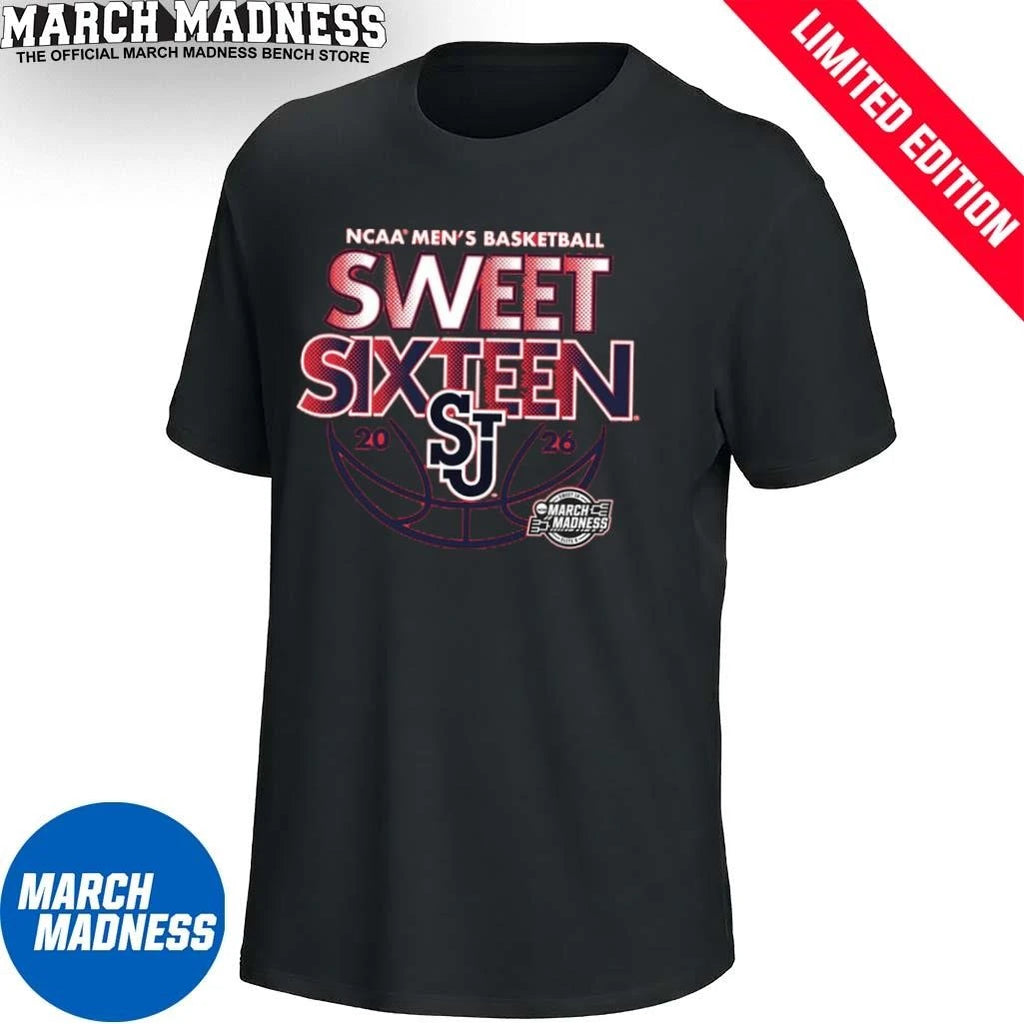 Official Sweet Sixteen 2026 St. John’s Men’s Basketball Shirt