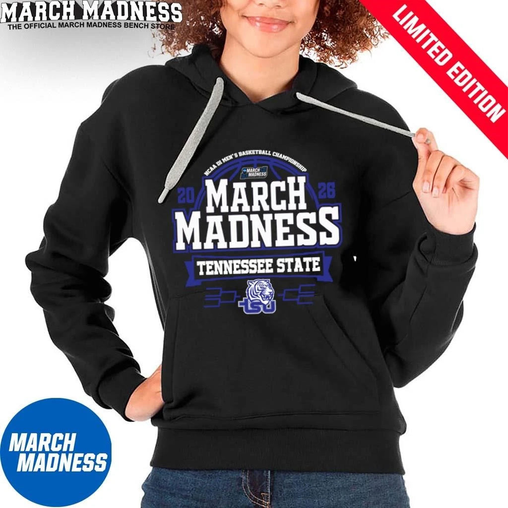 Official Tennessee State Tigers March Madness NCAA Men’s Basketball 2026 T-Shirt