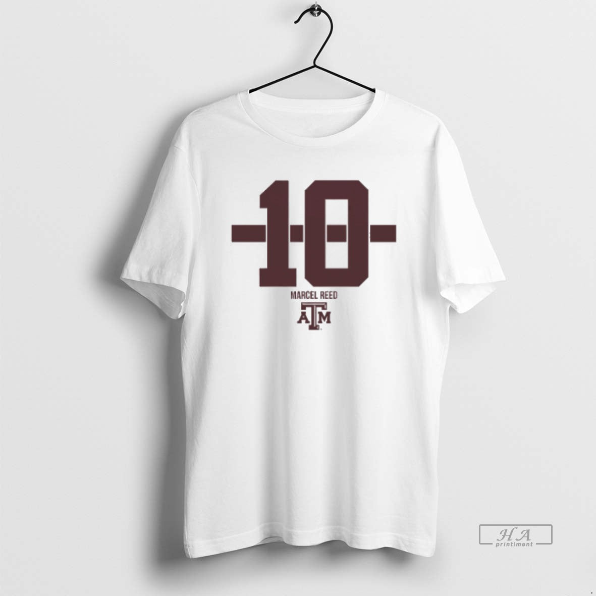 Official Texas Am Aggies Marcel Reed 10 Stripe T-Shirts, Hoodie, Sweatshirt | HypeCrazeTee.com