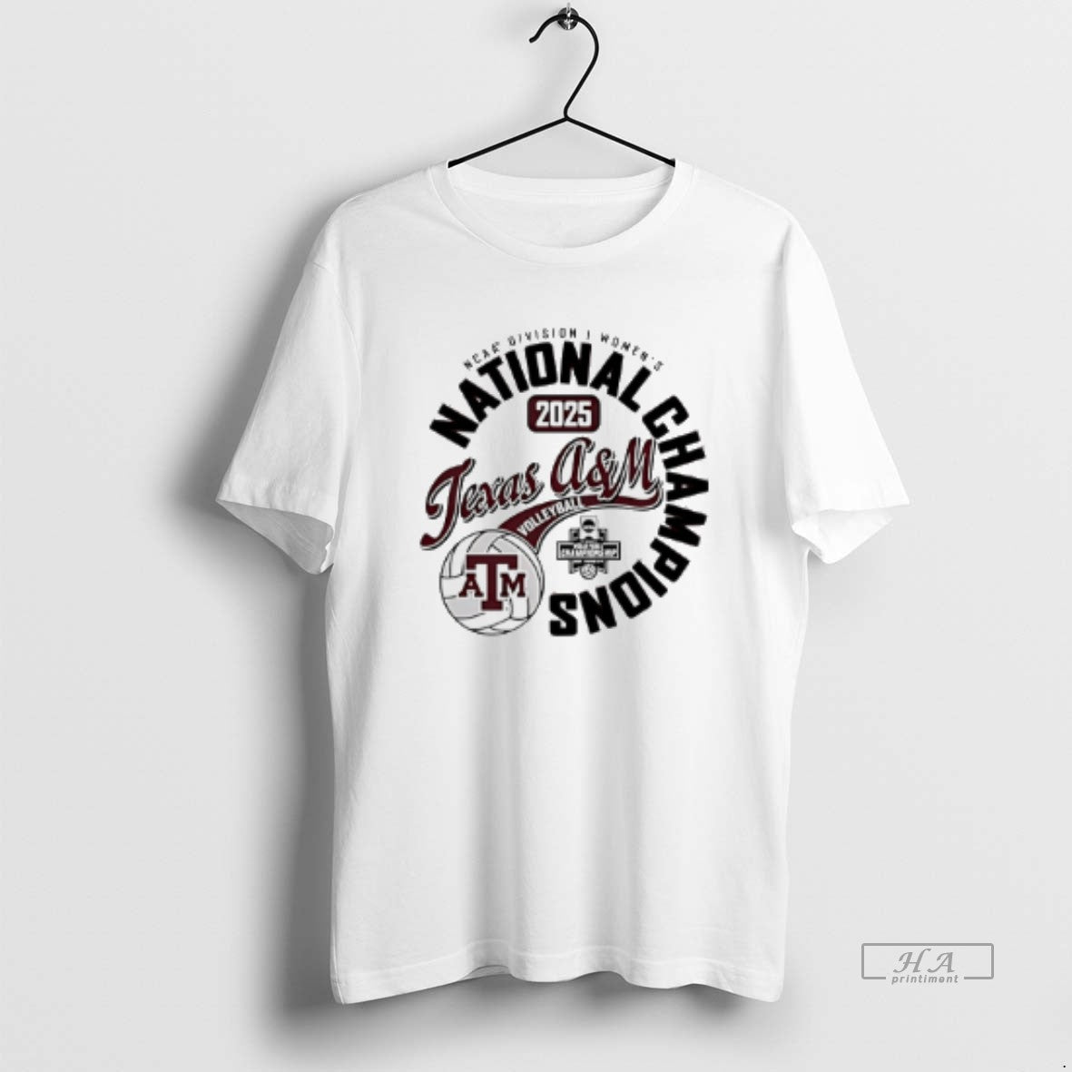 Official Texas Am Aggies Womens Volleyball National Champions 2025 T-Shirts, Hoodie, Sweatshirt | HypeCrazeTee.com