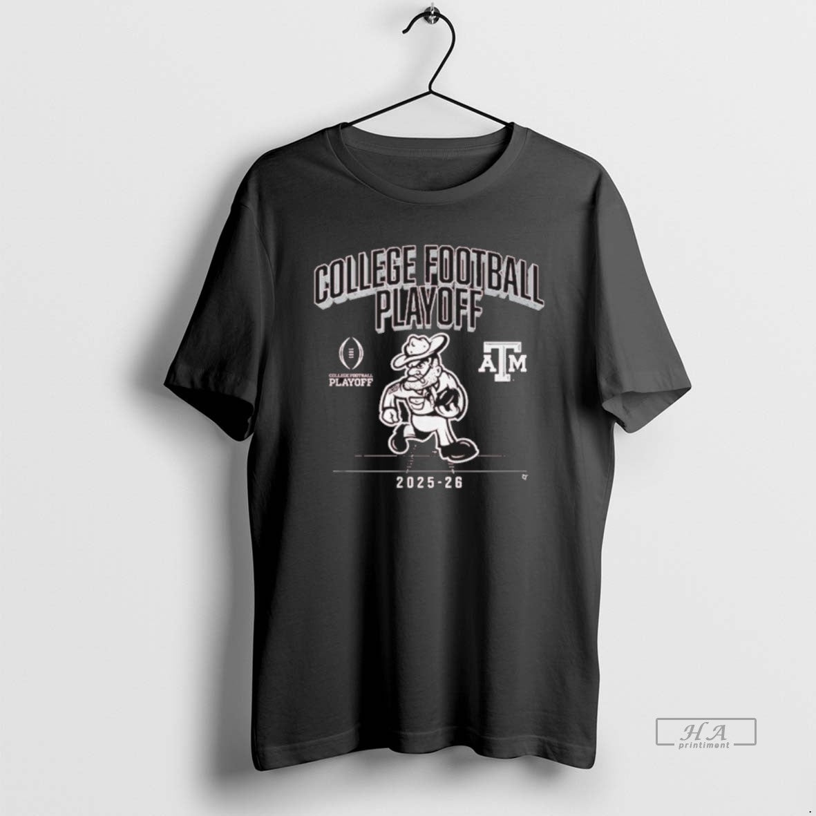 Official Texas Am Football 2025 Cfp Mascot Bound T-Shirts, Hoodie, Sweatshirt | HypeCrazeTee.com