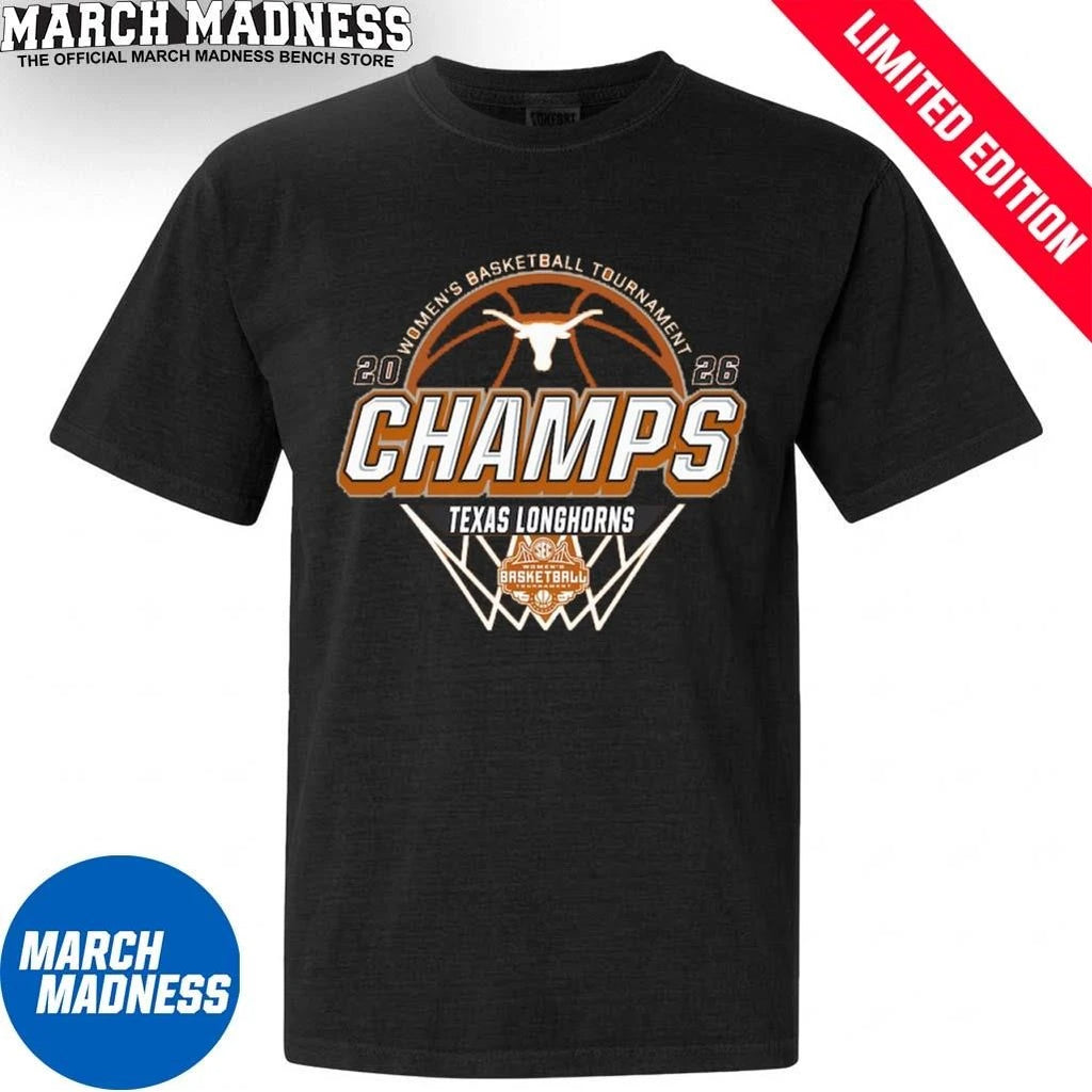 Official Texas Longhorns First SEC Women’s Basketball Tournament Champions T-Shirt