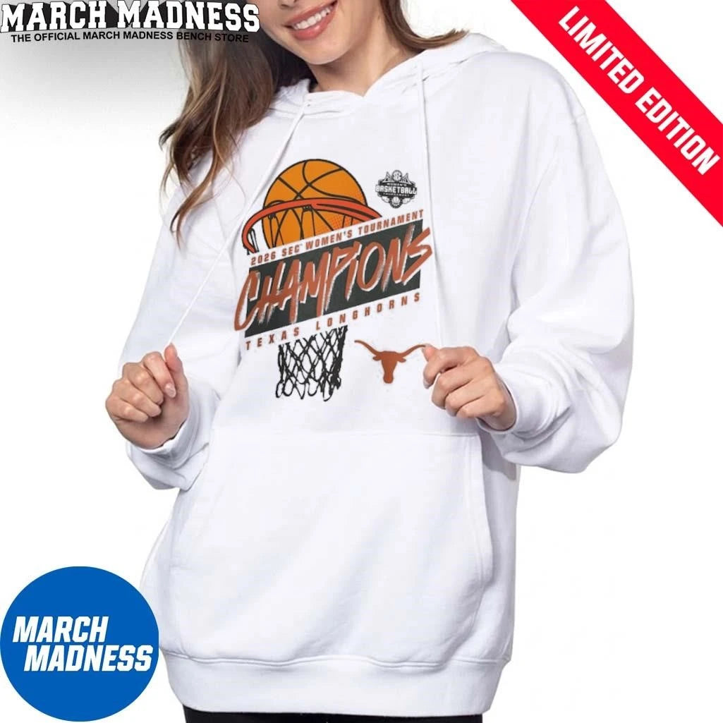 Official Texas Longhorns Women’s Basketball SEC Tournament Champions T-Shirt