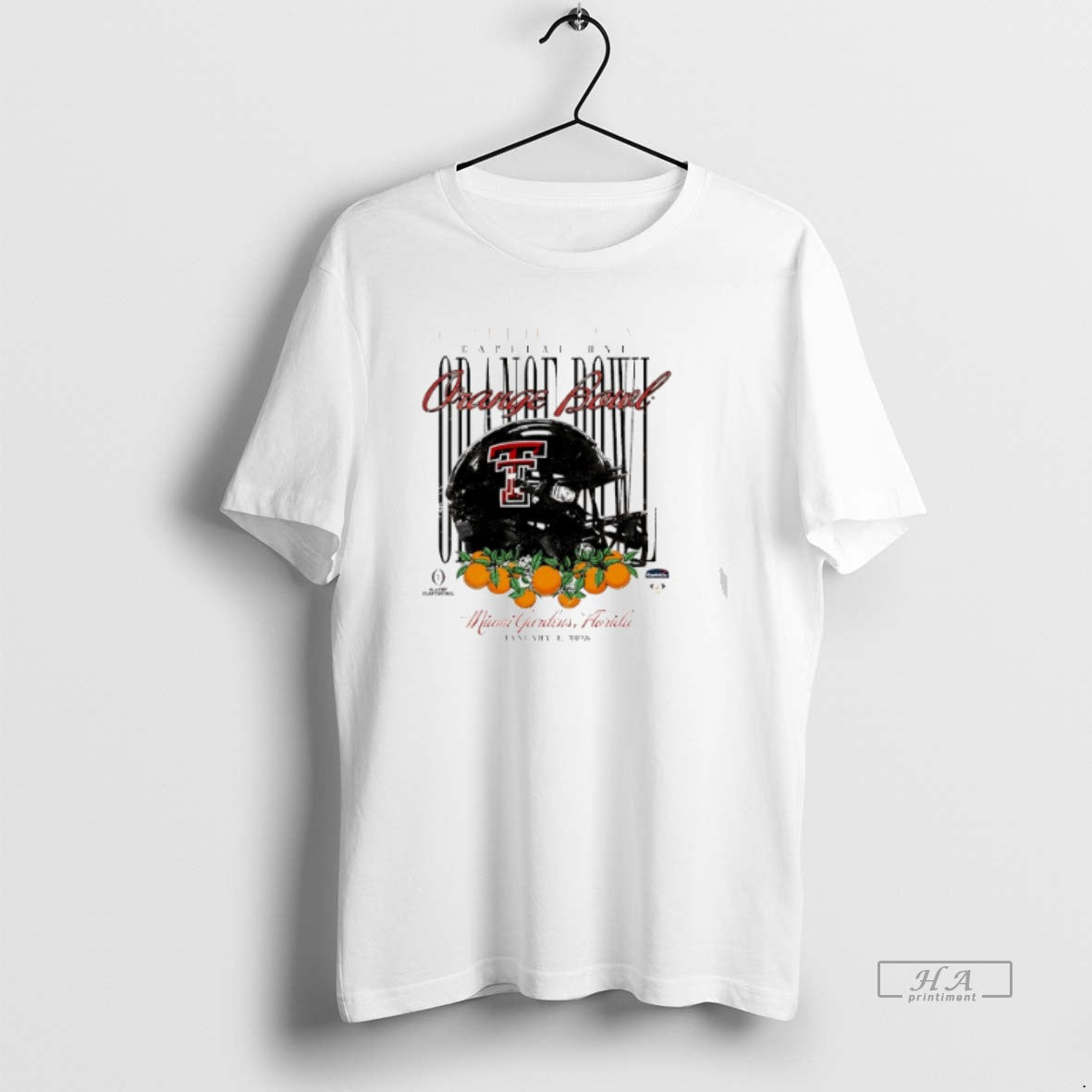Official Texas Tech Red Raiders 2026 Orange Bowl Helmet T-Shirts, Hoodie, Sweatshirt | HypeCrazeTee.com