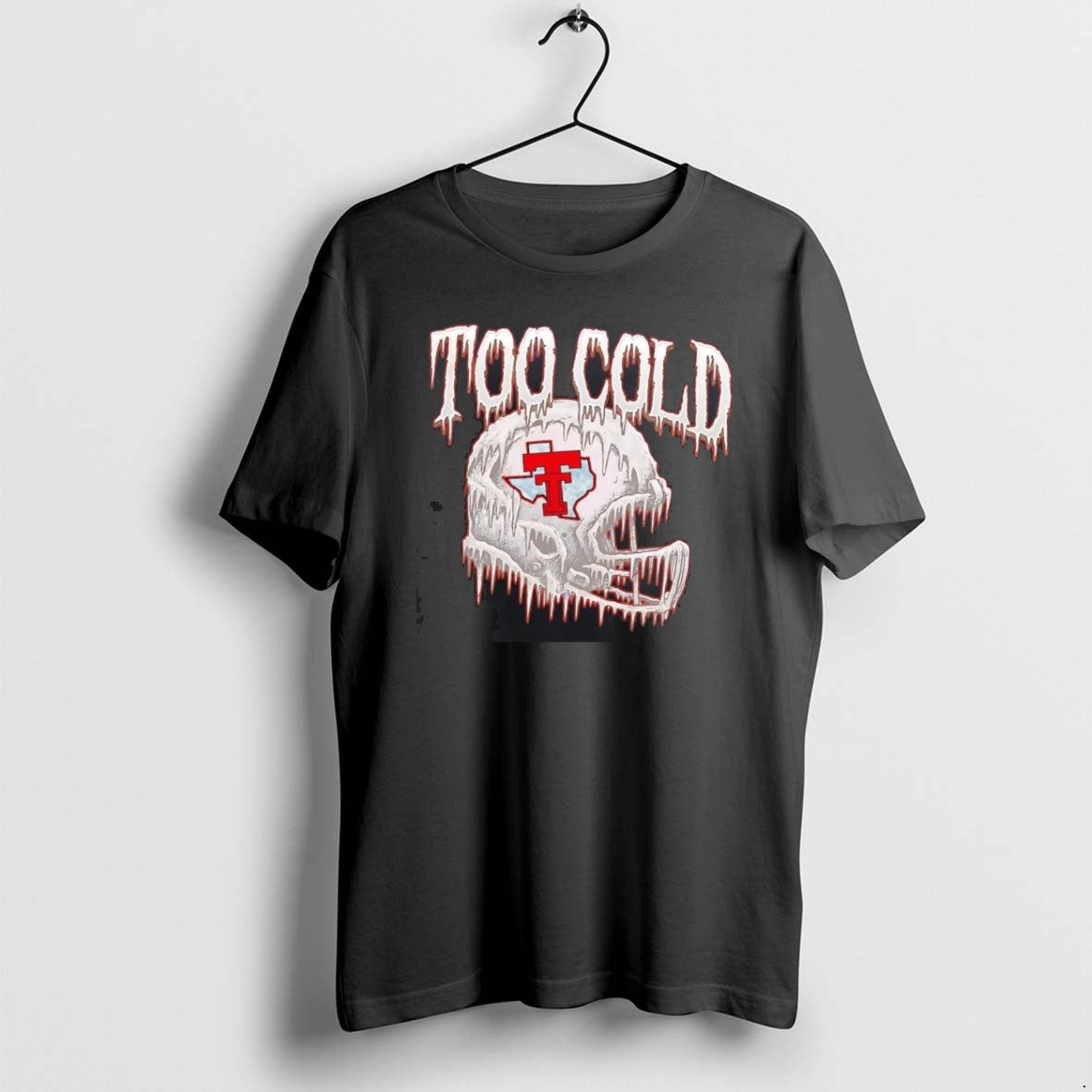 Official Texas Tech Red Raiders Helmet Too Cold T-Shirts, Hoodie, Sweatshirt | HypeCrazeTee.com